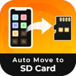 auto move files to sd card android application logo